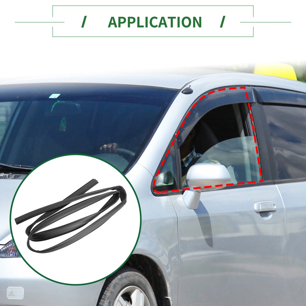 Front Left Door Window Run Channel Seal Strip Replacement for Honda Fit (2008–2014)