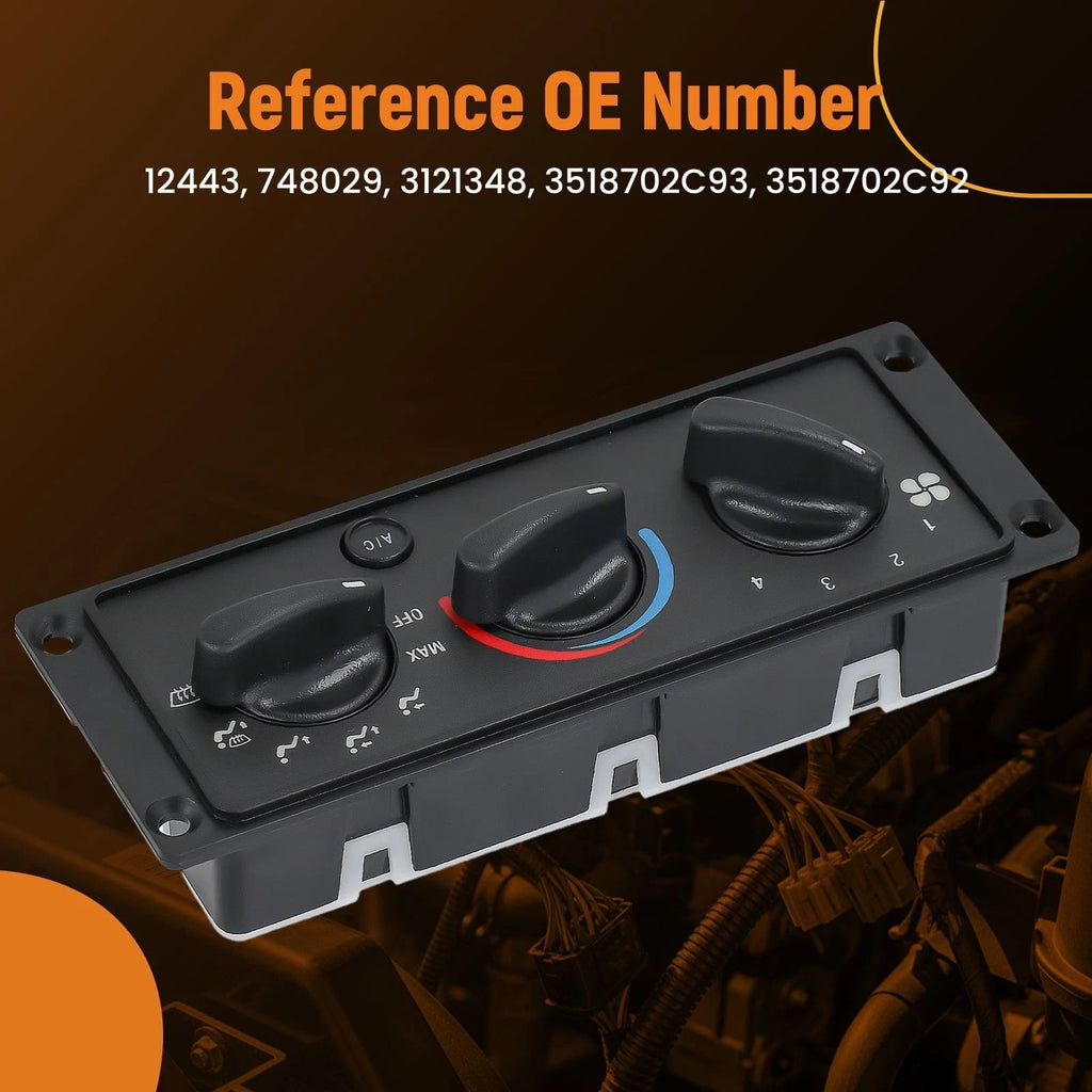 Climate Temperature Control Panel for International Harvester 9900i (2004–2008)