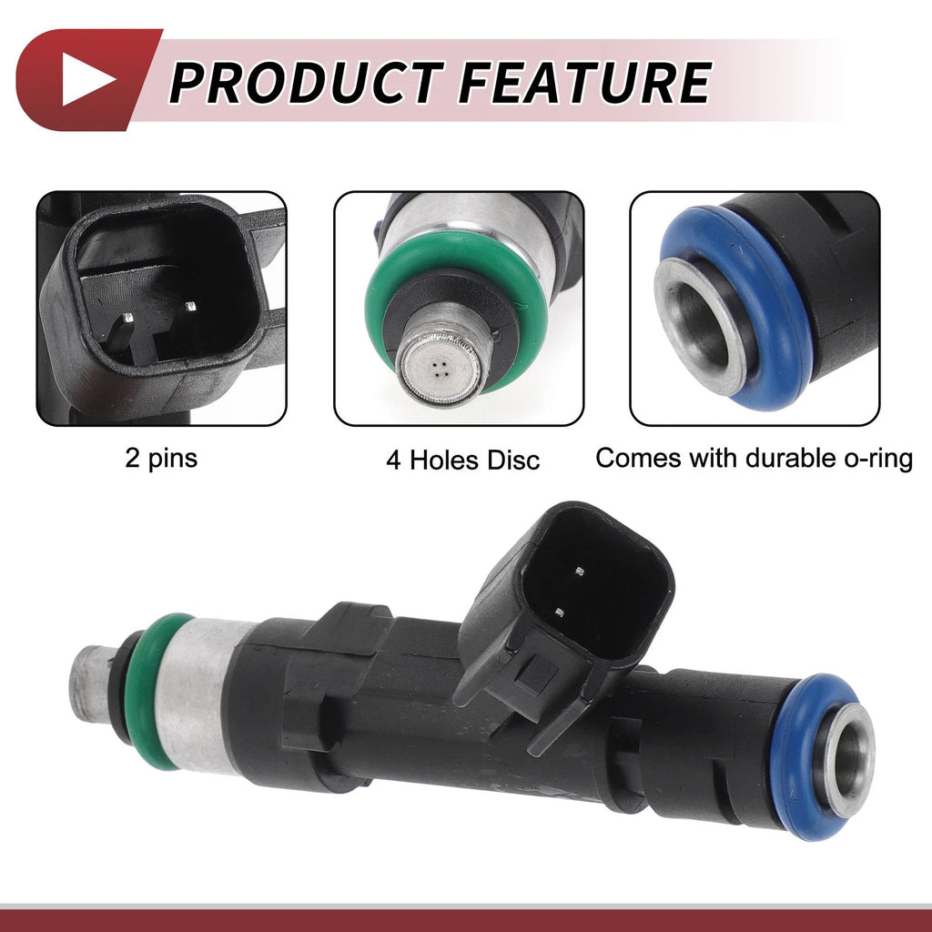 Fuel Injector Replacement for Mazda 6 i 2.5 (2009–2013) 1 Piece Black