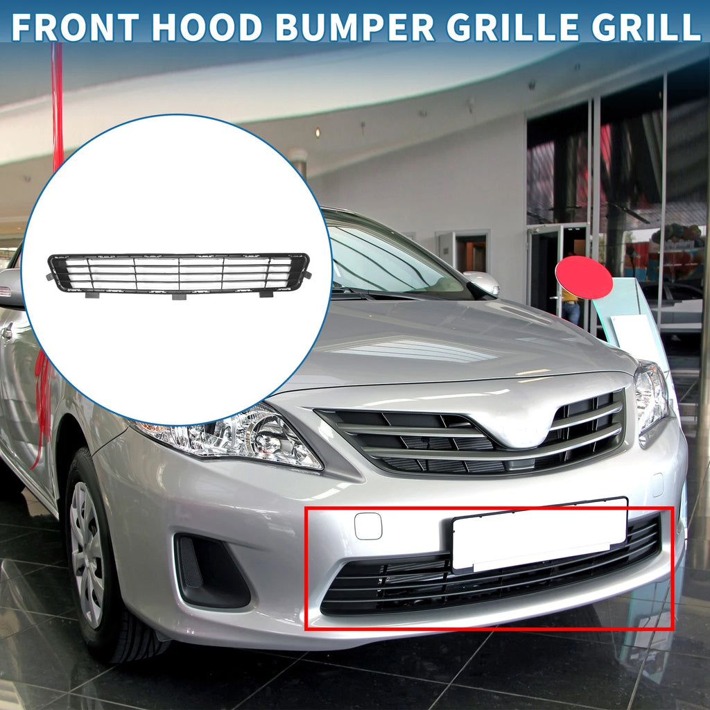 Front Hood Bumper Grille Grill for Toyota Camry (2010–2011) Black