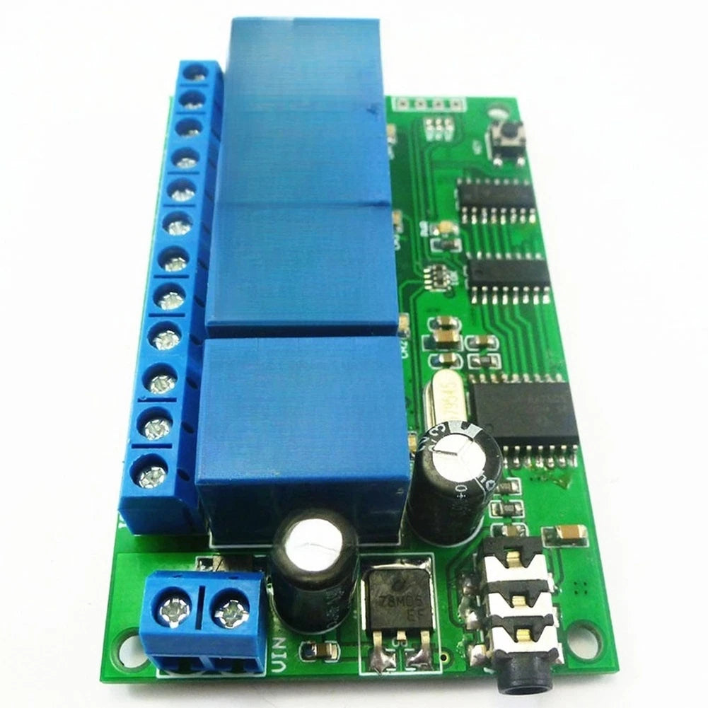 Audio Tone Decoder Switch Board 4 Channel 12V DC for Automation Projects