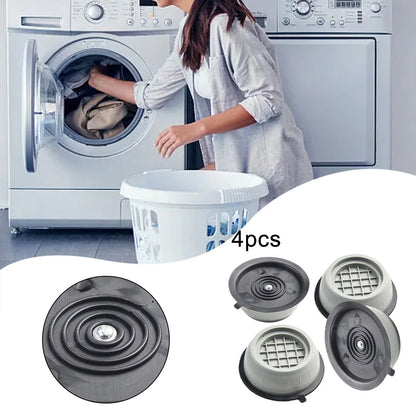 4X Washing Machine Support Pads Anti-Vibration Foot Pads Set