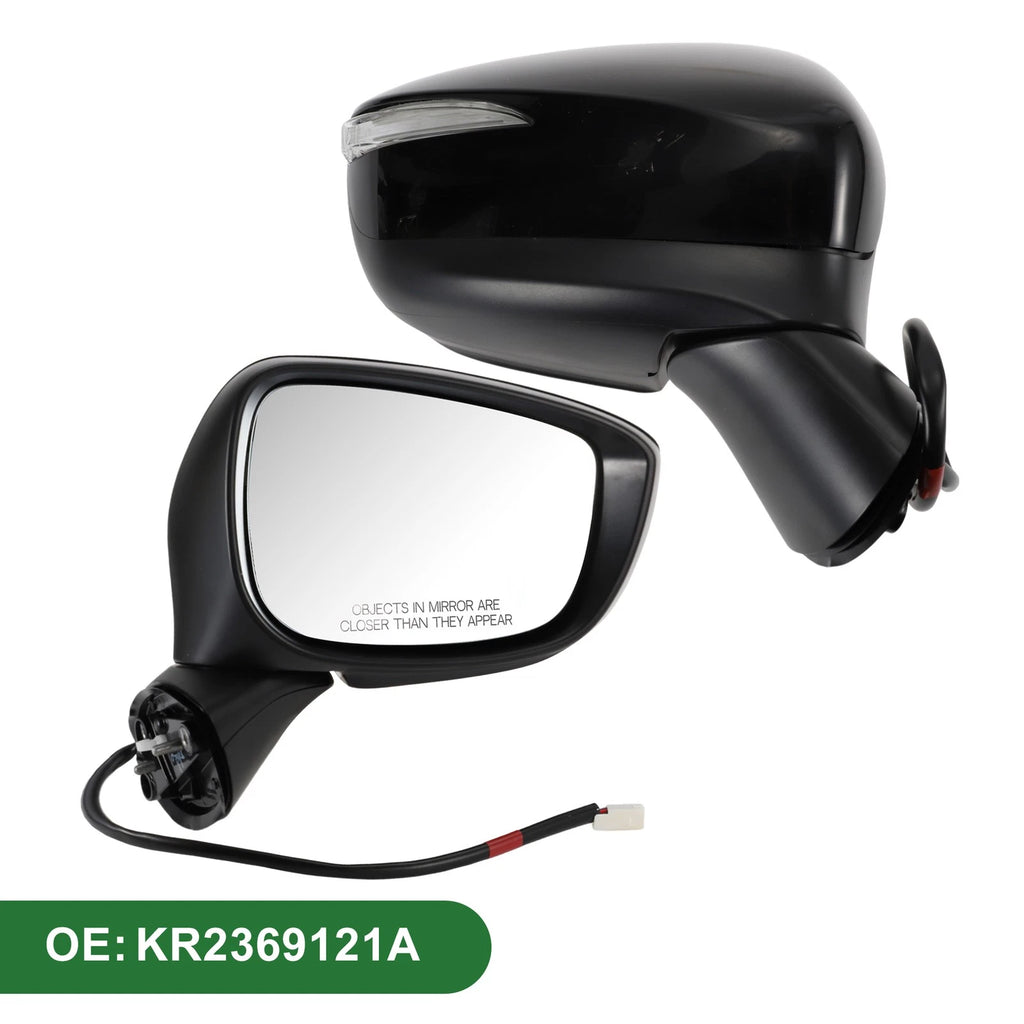 Right Side Door Mirror Replacement for Mazda CX-5 (2015–2016) Manual Fold Black