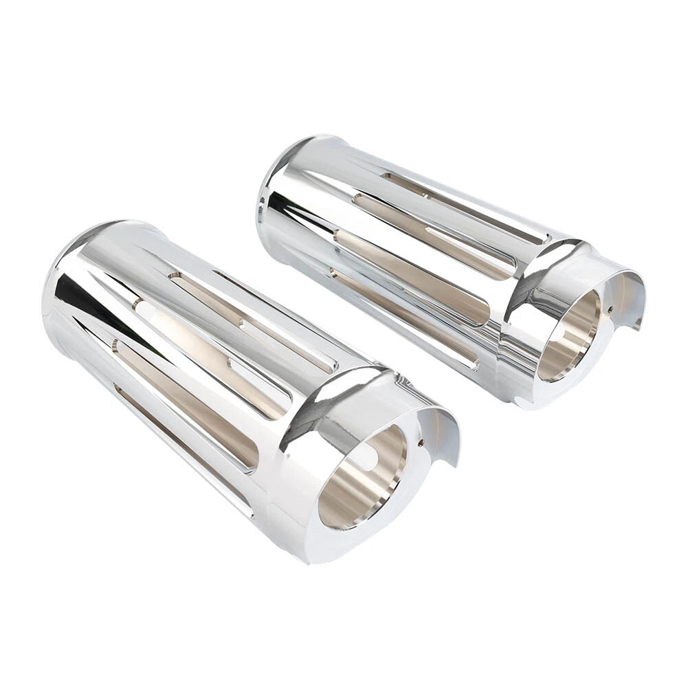 2" Extended Fork Boot Slider Cover Chrome for Harley Touring (2014–2023)