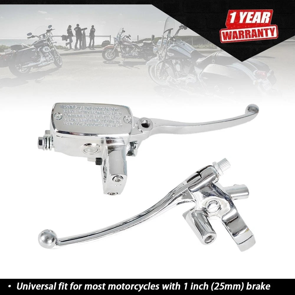 Master Cylinder Hydraulic Brake Clutch Lever for Motorcycle (1" Handlebar)
