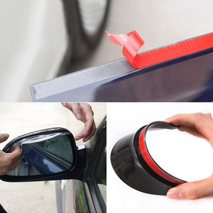 2X Rear Shield Blades for Auto Rain Board Car Mirror
