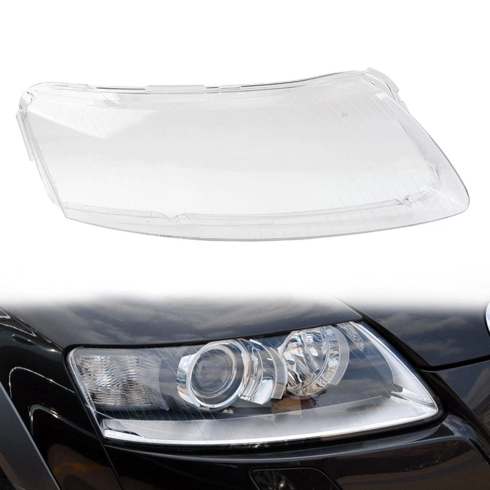 1Pcs Headlight Lens Cover for Audi A6 C6 (2006–2011) Right