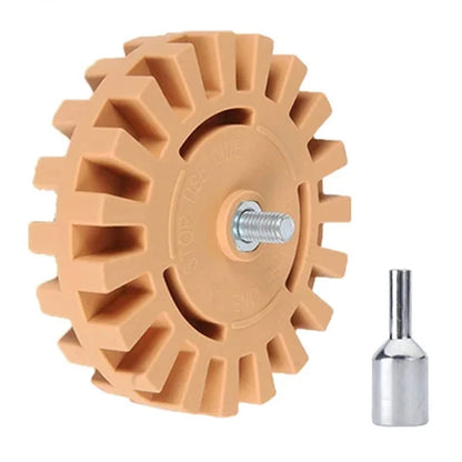 Efficient Rubber Eraser Wheel for Sticker Graphics Eradication
