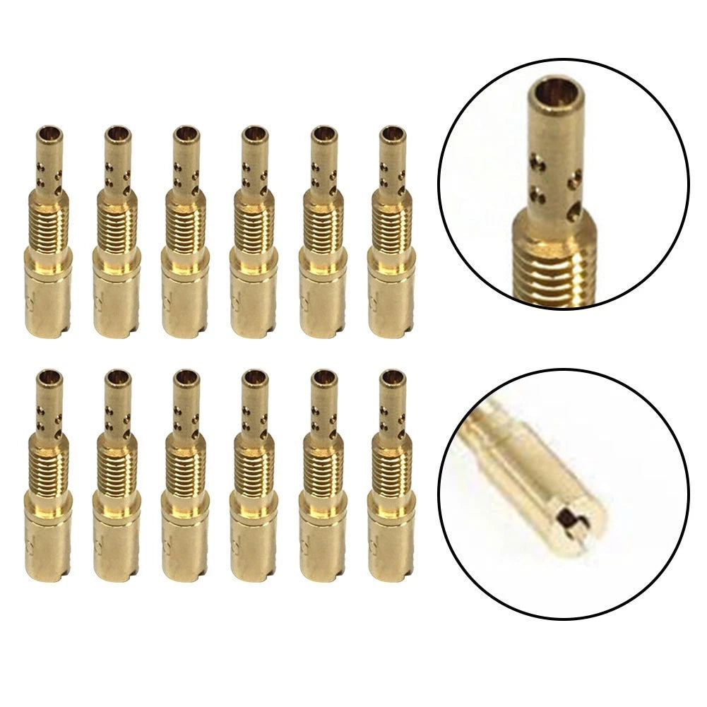 12pcs Gold Jet for CR125R (2000–2007) CR250R (2001–2007)