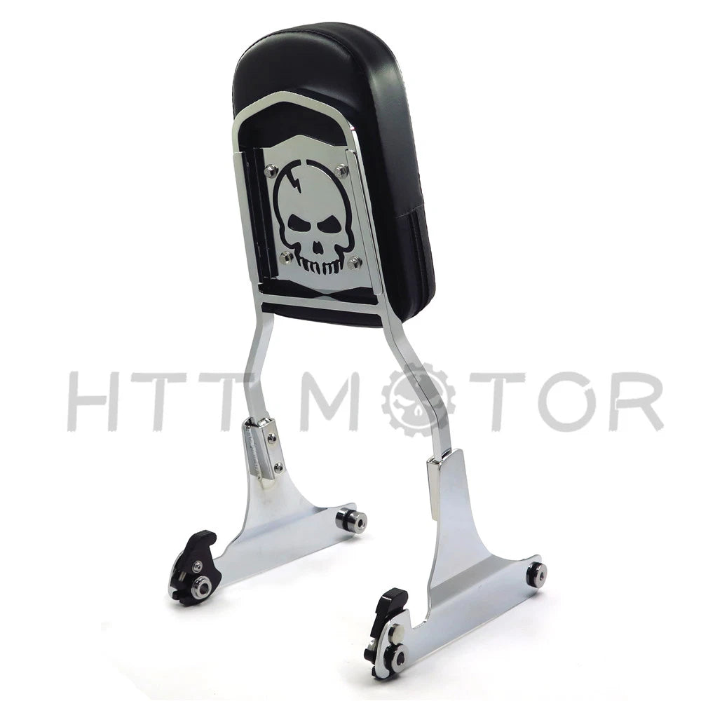 Chrome Detachable Sissy Bar Backrest for Harley Softail FLSTN FLSTF (2000–2017)