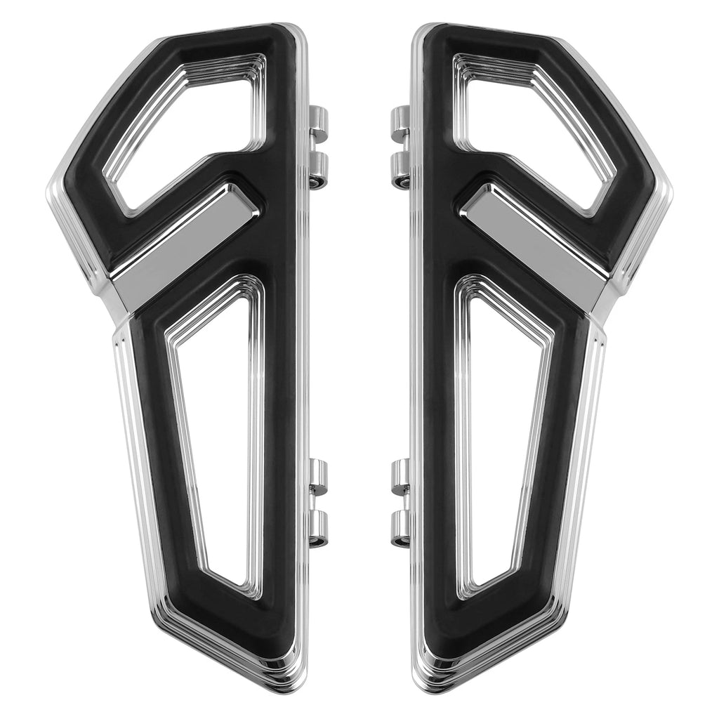 Chrome Driver Floorboards Footboard Bracket for Harley Road Glide (2014–2024)