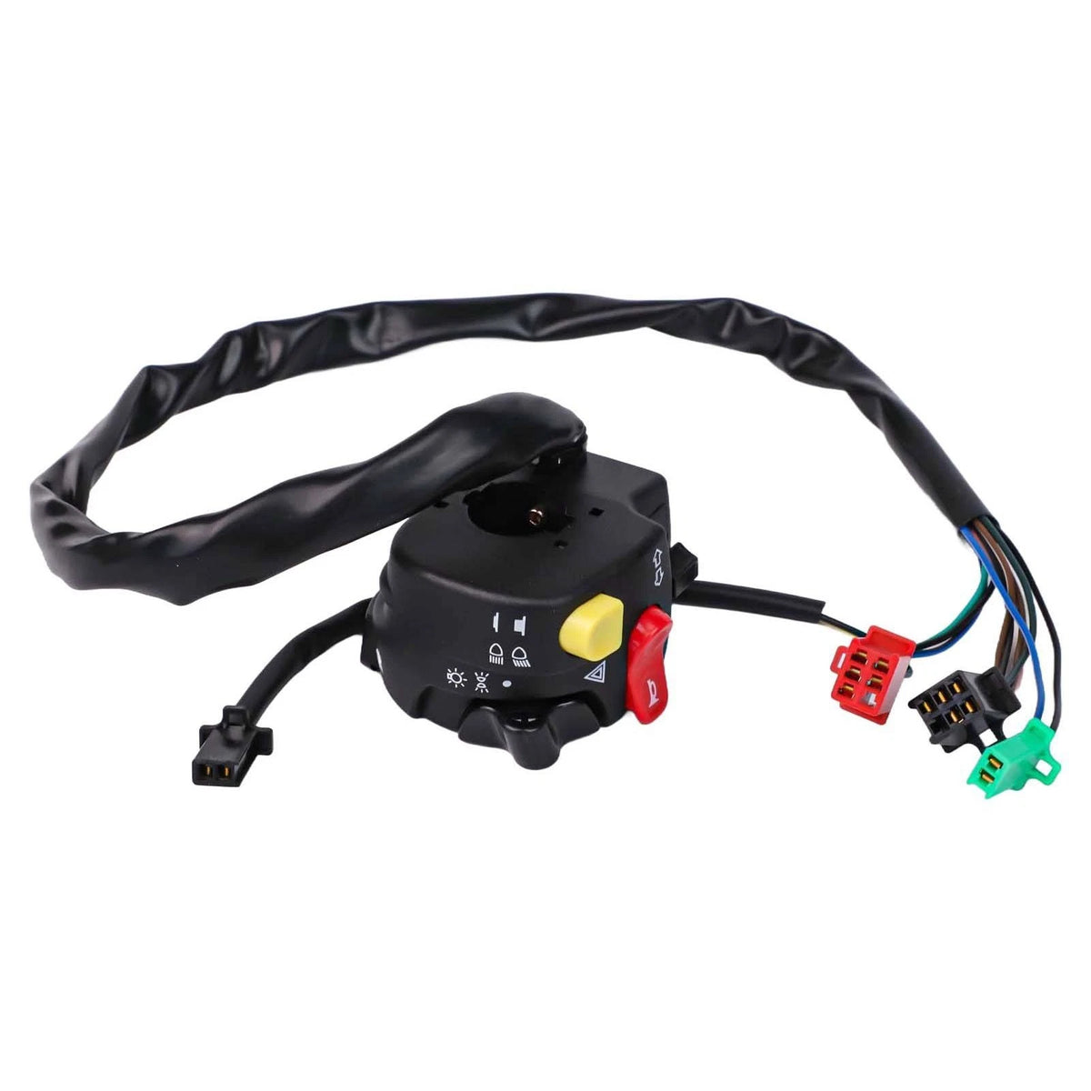 Compact ABS Motorcycle Switch with Stylish Black Finish for Daily Commuting