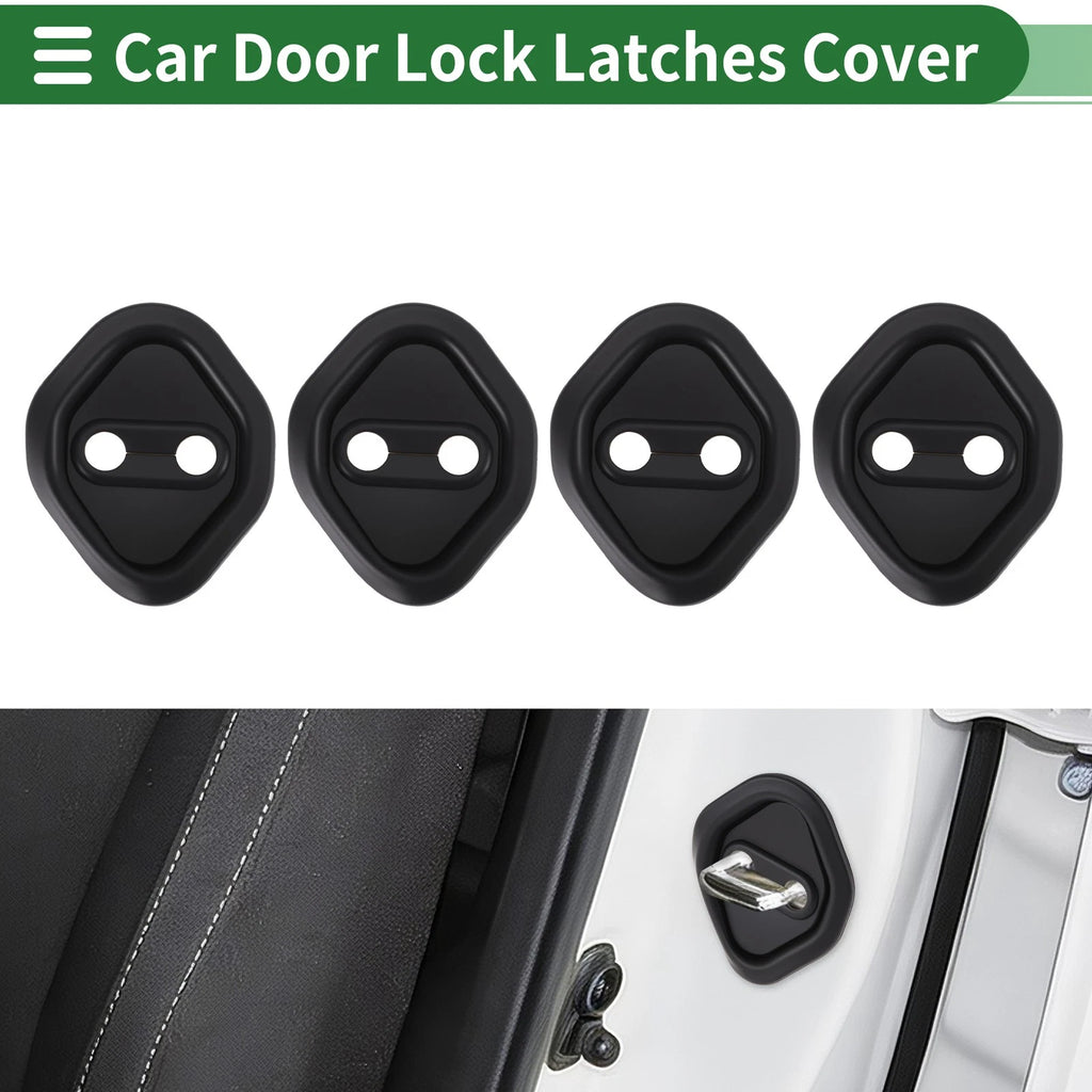 Car Door Lock Latch Cover Front Set for Honda Civic (2006–2025) Plastic