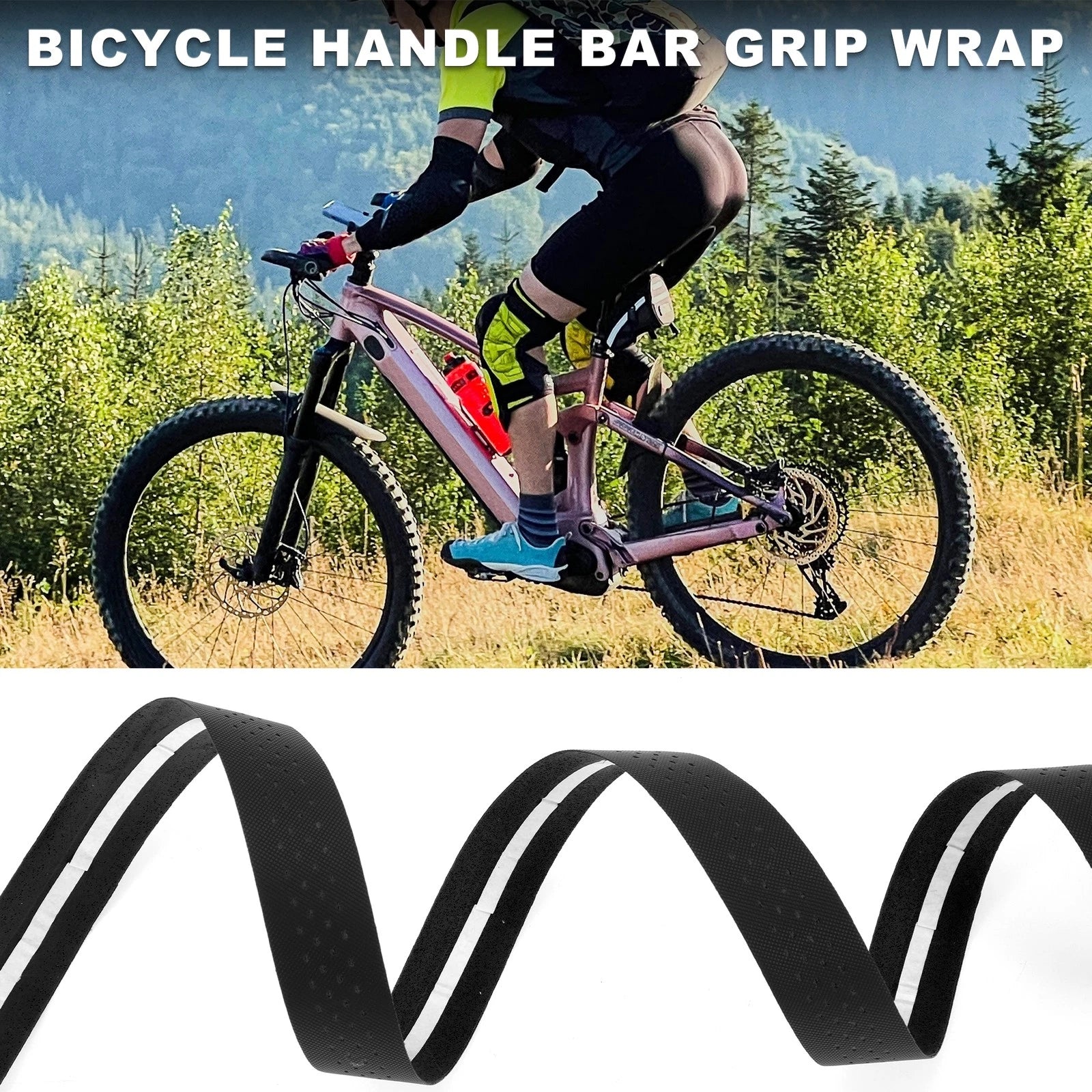 Bicycle Handlebar Tape Non Slip Grip Tape for Universal Fit (Any Year)