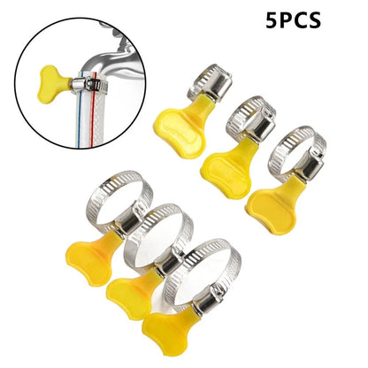 5X Hose Clamp Pipe Clip 10-38mm Corrosion-Resistant