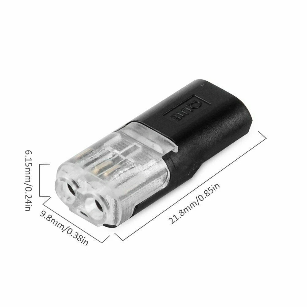 Set of 10 12V Electrical Connectors for Automotive Wire Strip Light Cable