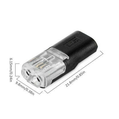 Set of 10 12V Electrical Connectors for Automotive Wire Strip Light Cable