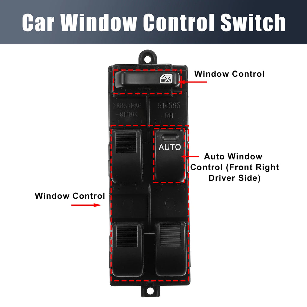 Front Right Power Window Switch for Toyota Spark Cami Duet Avanza (2000–2006)