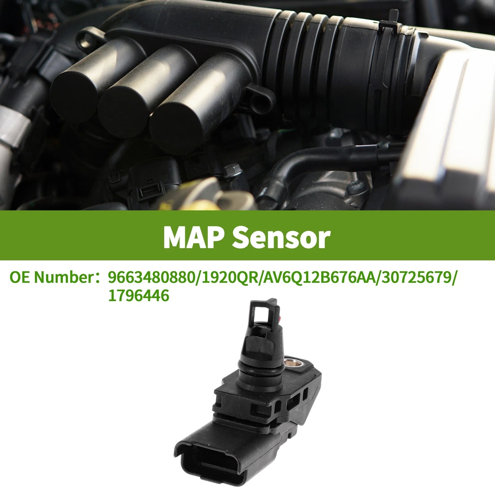 MAP Sensor No.9663480880 for Ford Mondeo Mk4 (2007–2014)