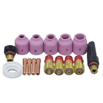 16PCS TIG Welding Torch Accessory Set for WP17 WP18 WP26