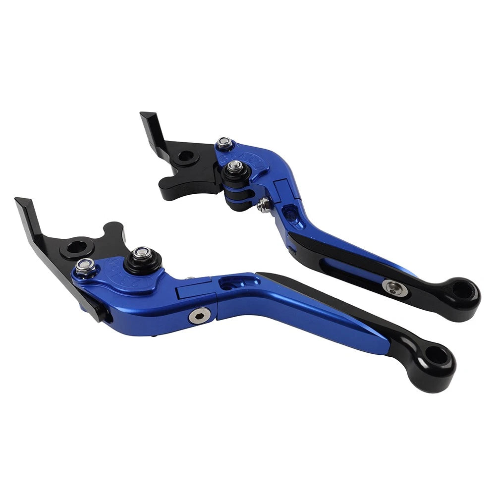 Folding Extendable Brake Clutch Levers for Honda CBR600RR CBR954RR (2003–2006) Blue