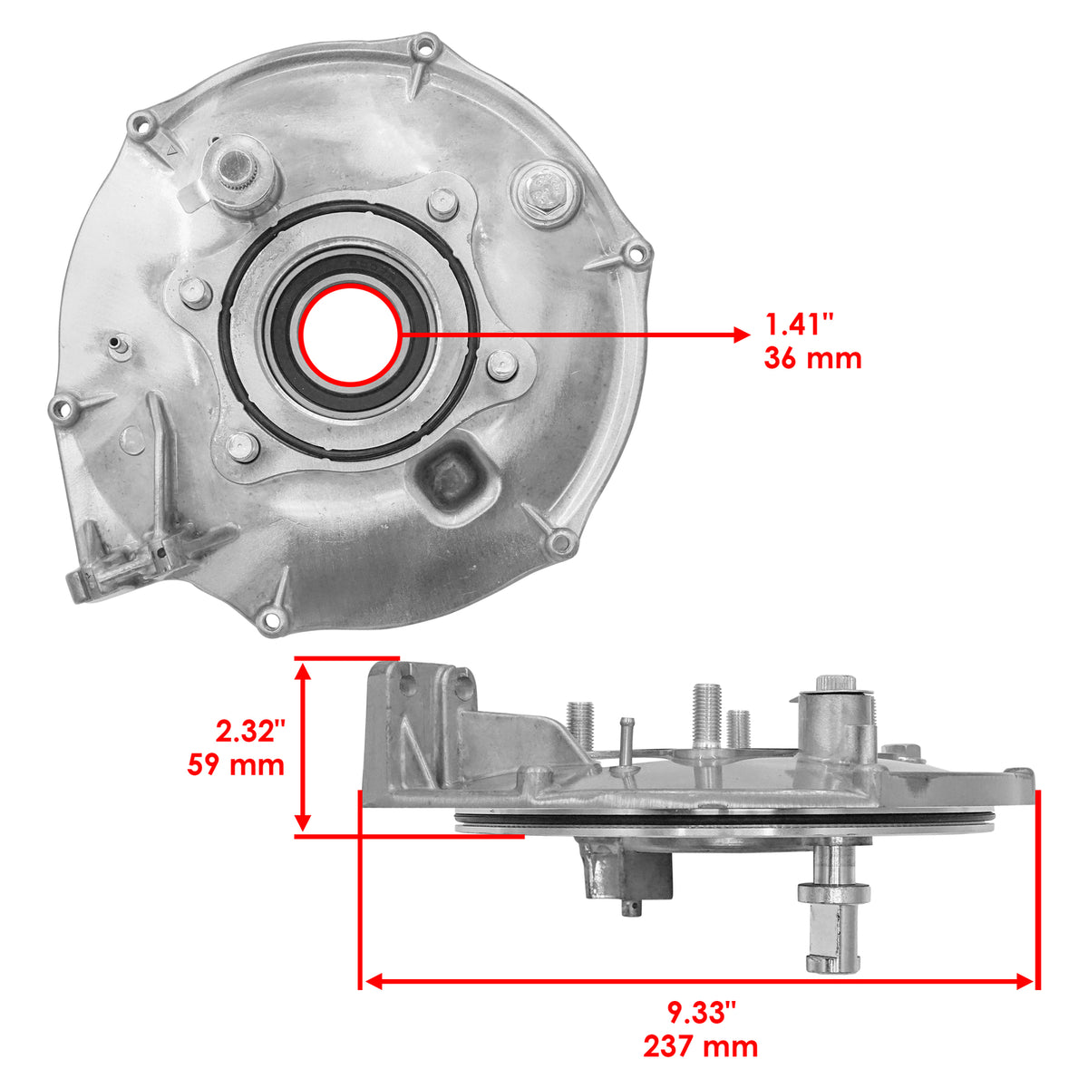 Rear Brake Panel Replacement for Fourtrax 300 TRX300 (1988–2000)
