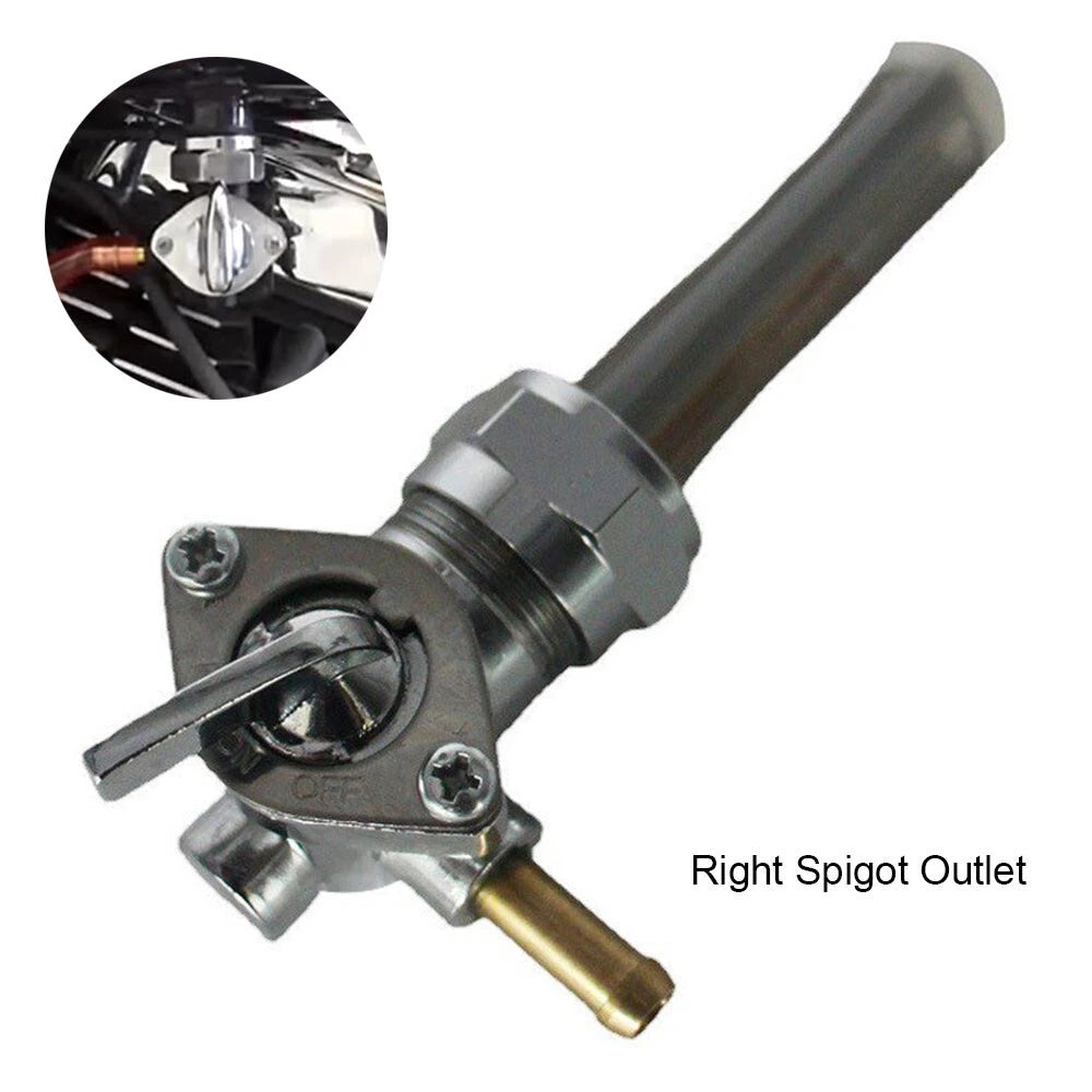 22mm Right Spigot Gas Fuel Valve Petcock for Harley Davidson (1975–1981) 62167-81 62163-75