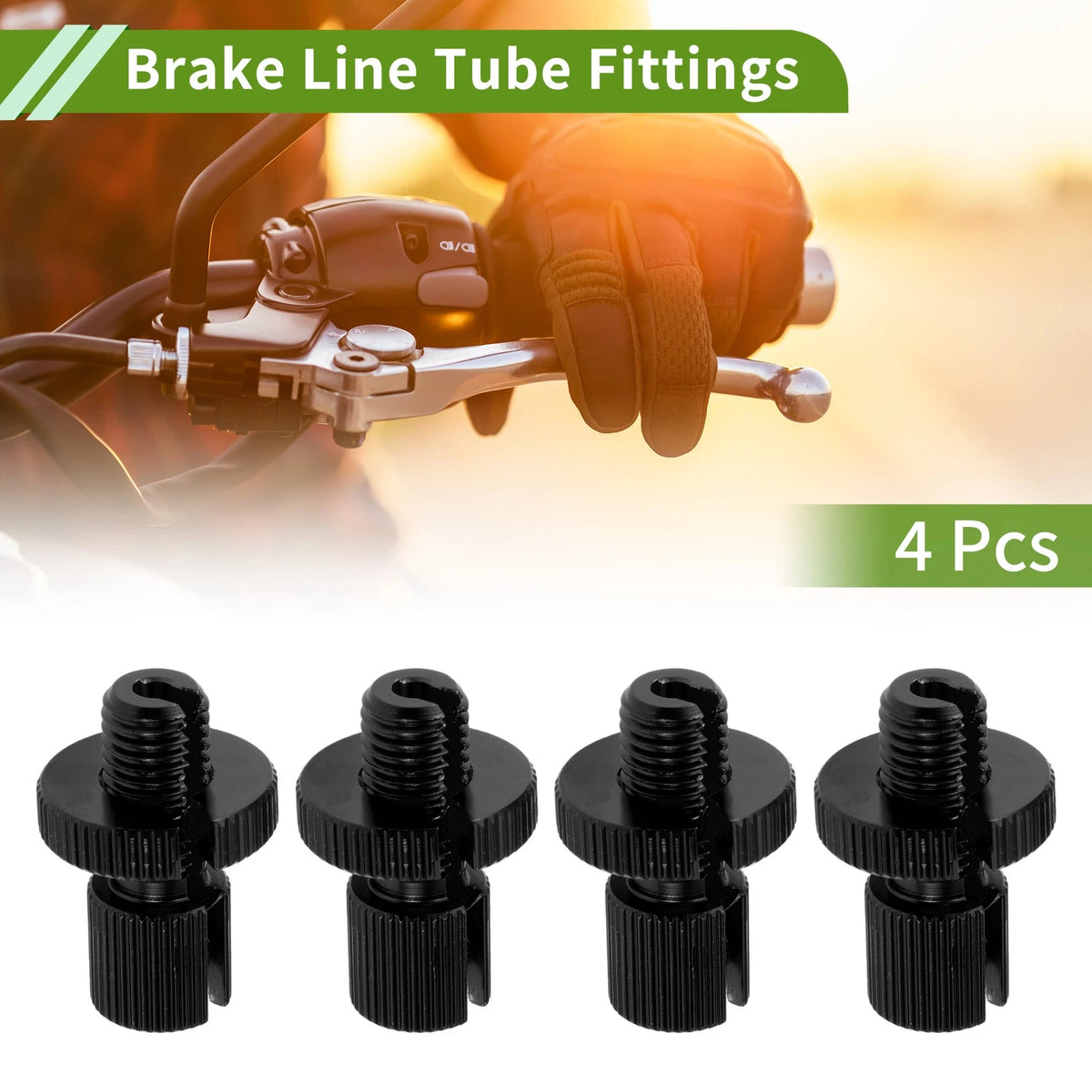 4 Pc Aluminum Clutch Brake Cable Adjuster Screw M10 for Motorcycle Bike (1990–2025)