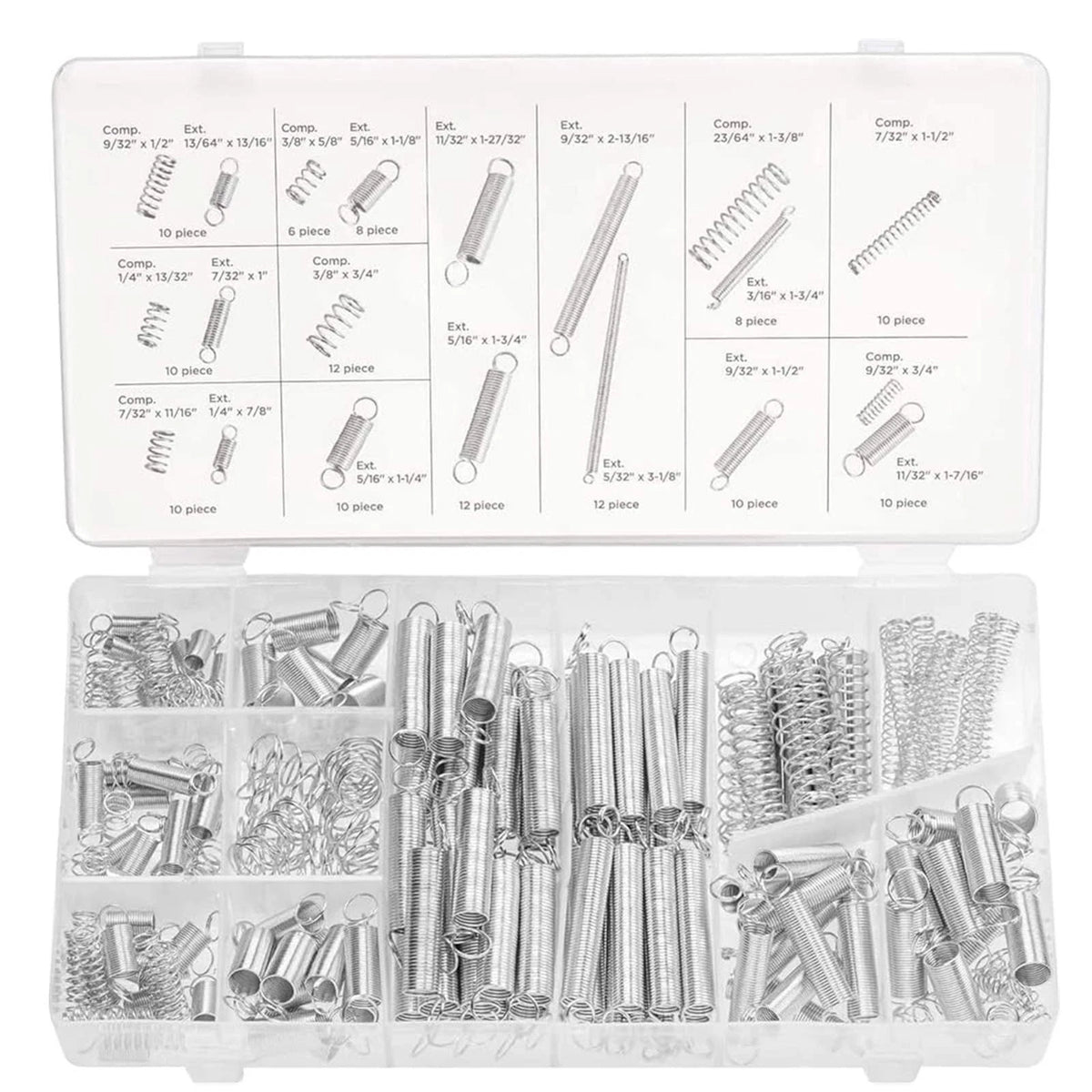 200PCS Spring Assortment Kit for DIY Repair Projects