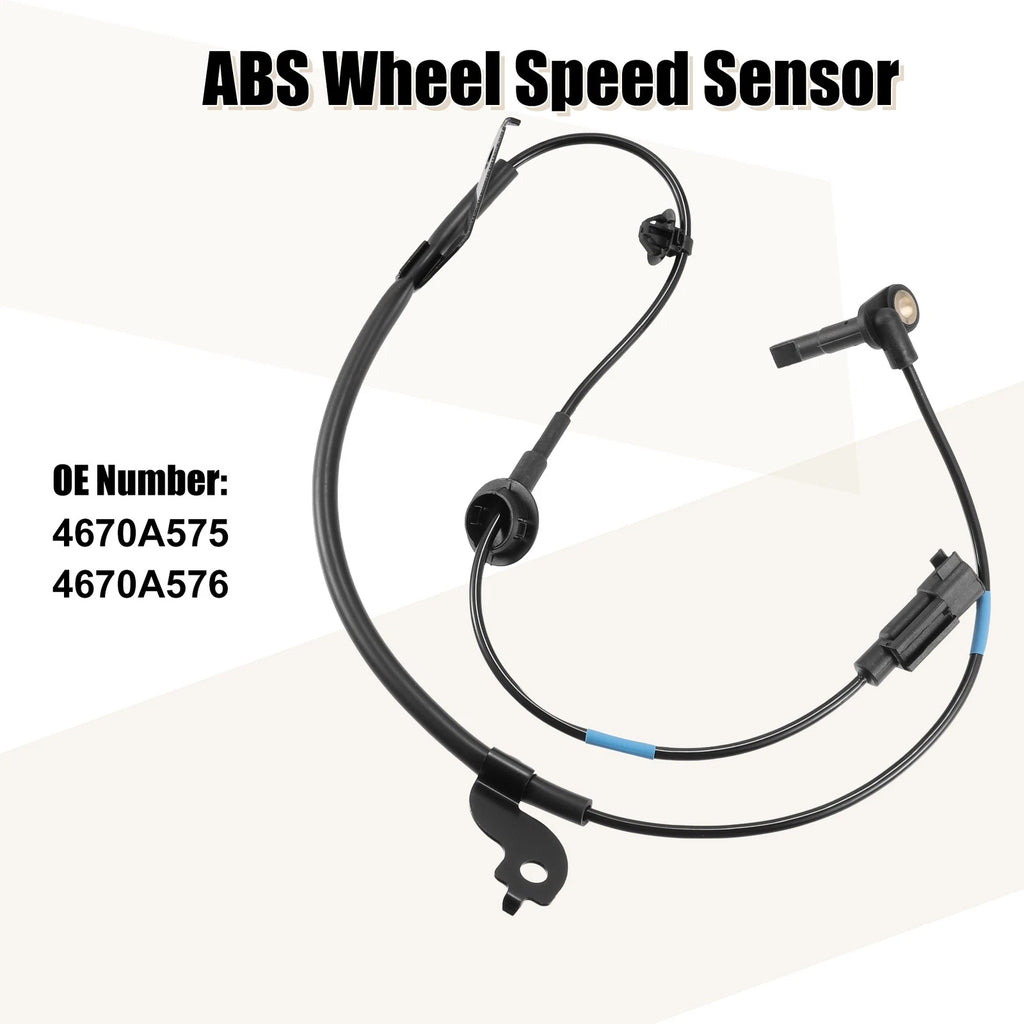 ABS Sensor Set Front Left Right Replacement for Mitsubishi Lancer (2008–2017)