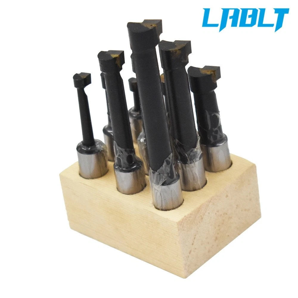9Pcs Boring Bar Set for Lathe Tool (1/2" Shank, Carbide Tipped)
