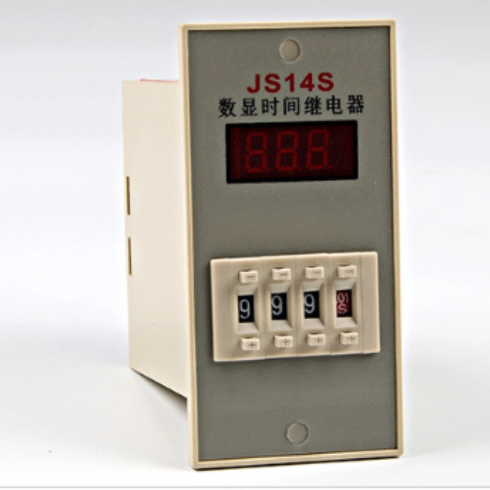 Multifunctional Programmable Digital Relay JS14S AC 220V 380V with Socket Base