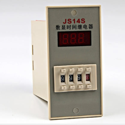 Multifunctional Programmable Digital Relay JS14S AC 220V 380V with Socket Base