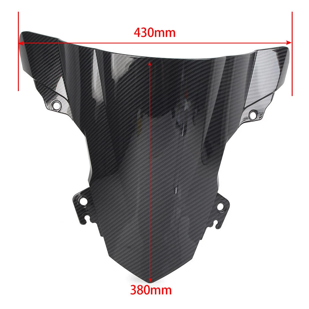 Carbon Fiber ABS Windshield for BMW S1000RR (2015–2018)