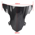 Carbon Fiber ABS Windshield for BMW S1000RR (2015–2018)