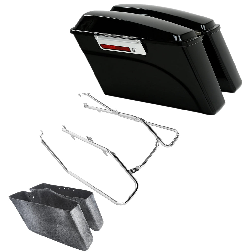Hard Saddlebags Conversion Bracket Kit for Harley Dyna Street Fat Bob (2008–2017)