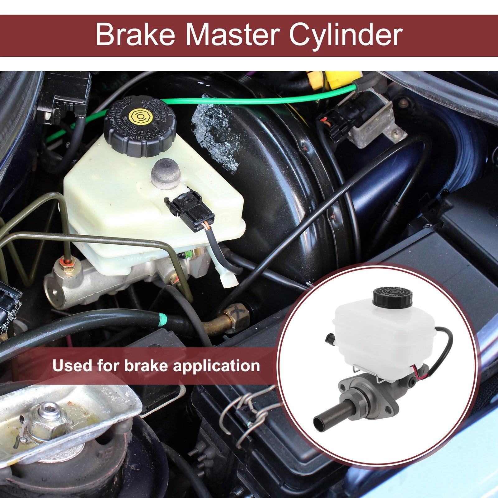 Brake Master Cylinder With Reservoir Replacement for Toyota Yaris (2010–2012)