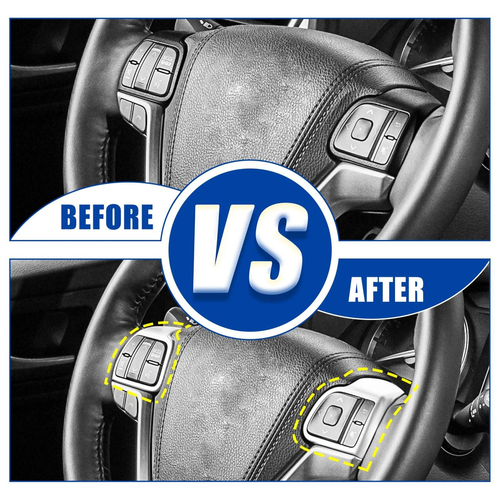 2pc Interior Steering Wheel Cover Replacement for Toyota Highlander (2015–2019)