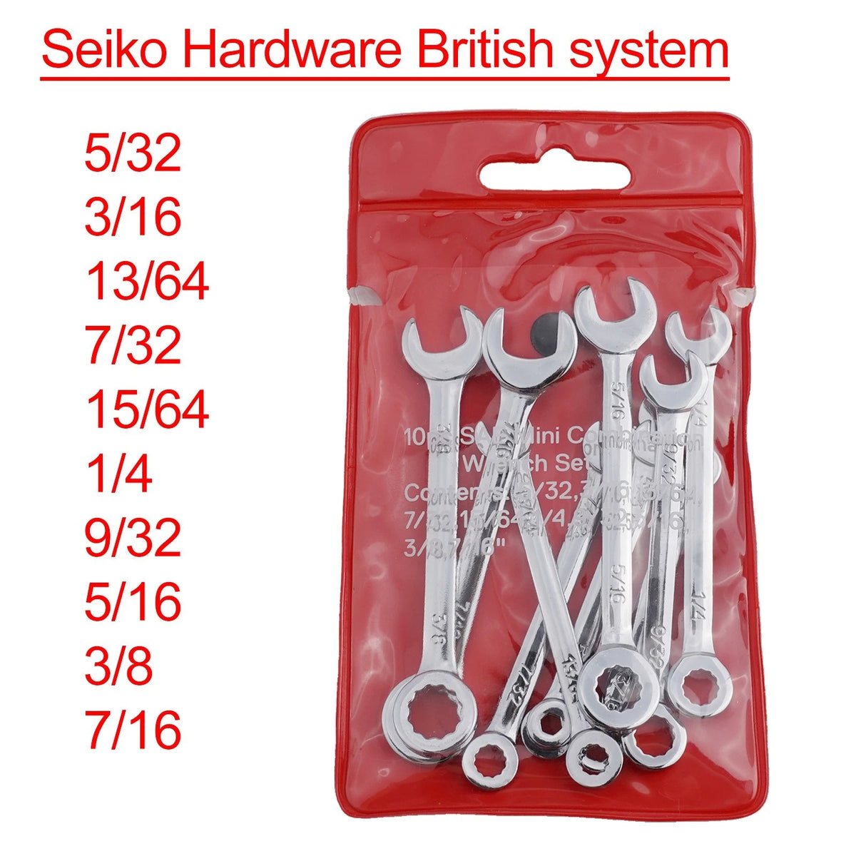 Set of 1 Metric Spanner Key Ring Tool for Automotive Use