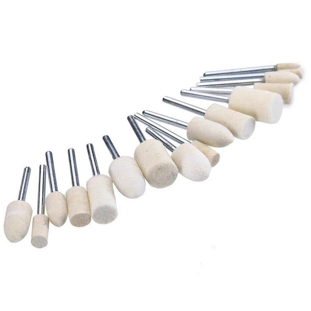 20 Pack Wool Felt Polishing Buffing Pads for Rotary Tools