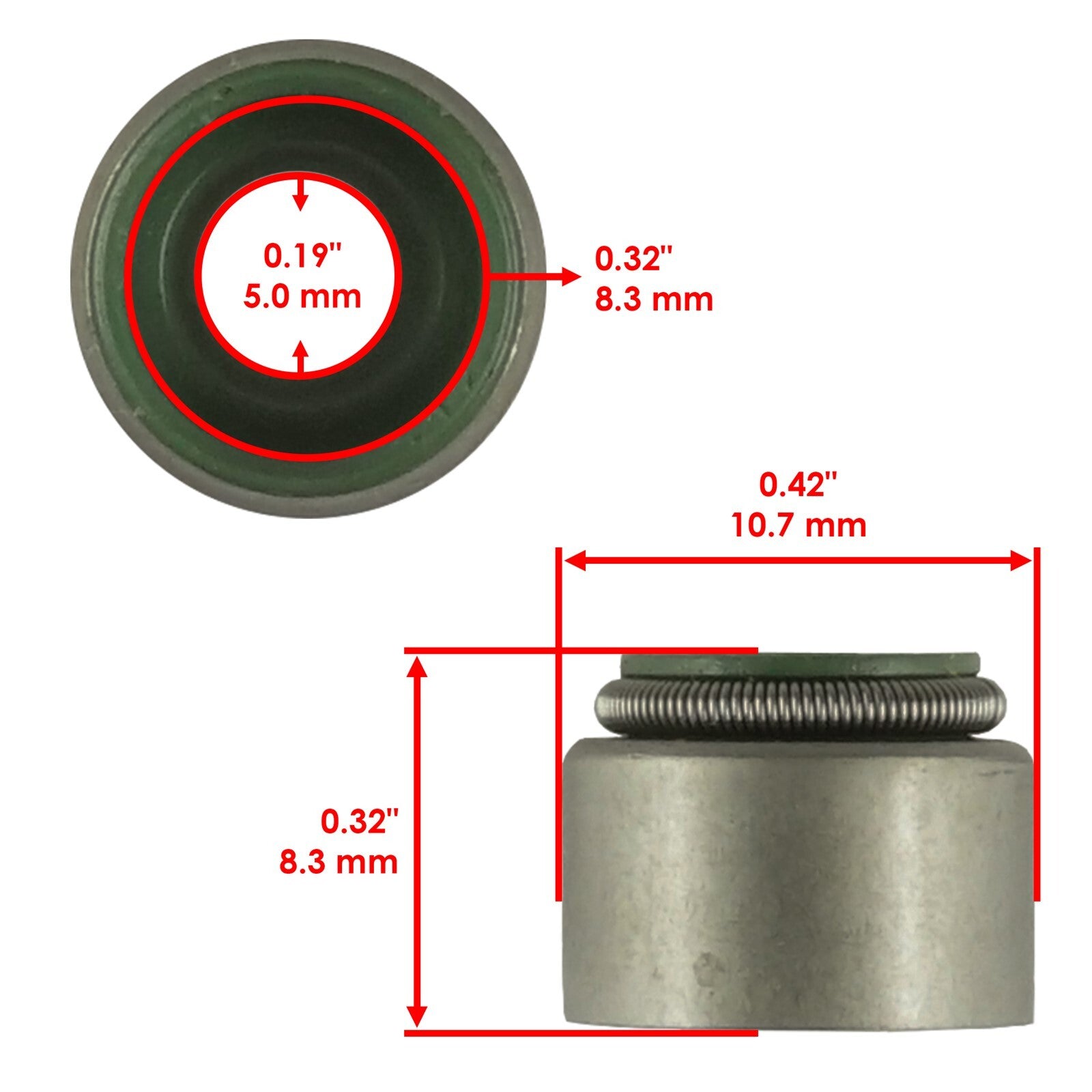 Valve Stem Seal Replacement for Honda Rancher 420 TRX420 (2009–2022)