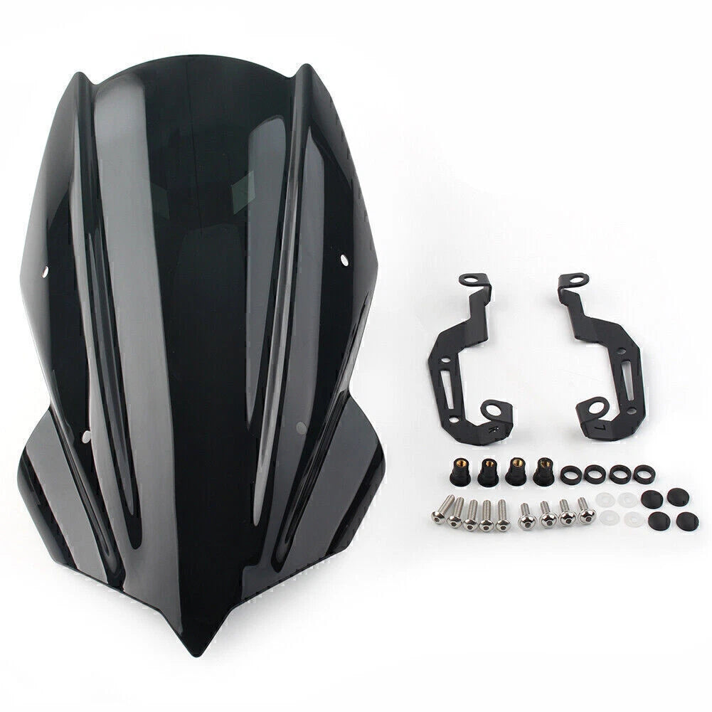 Front Windscreen Deflector for Kawasaki Z400 (2019–2021) Black