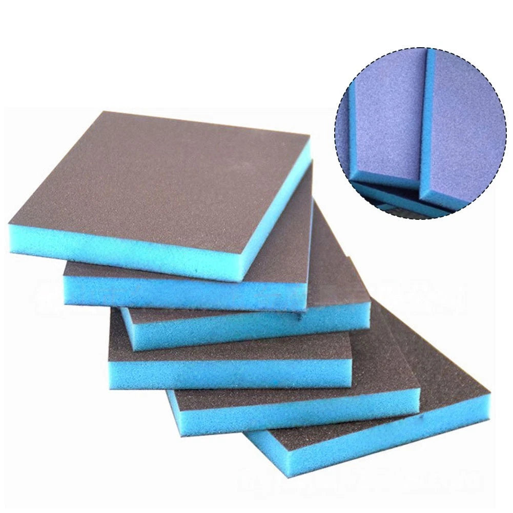 5pcs Flexible Sanding Sponge Pads for Wet Dry Sandpaper