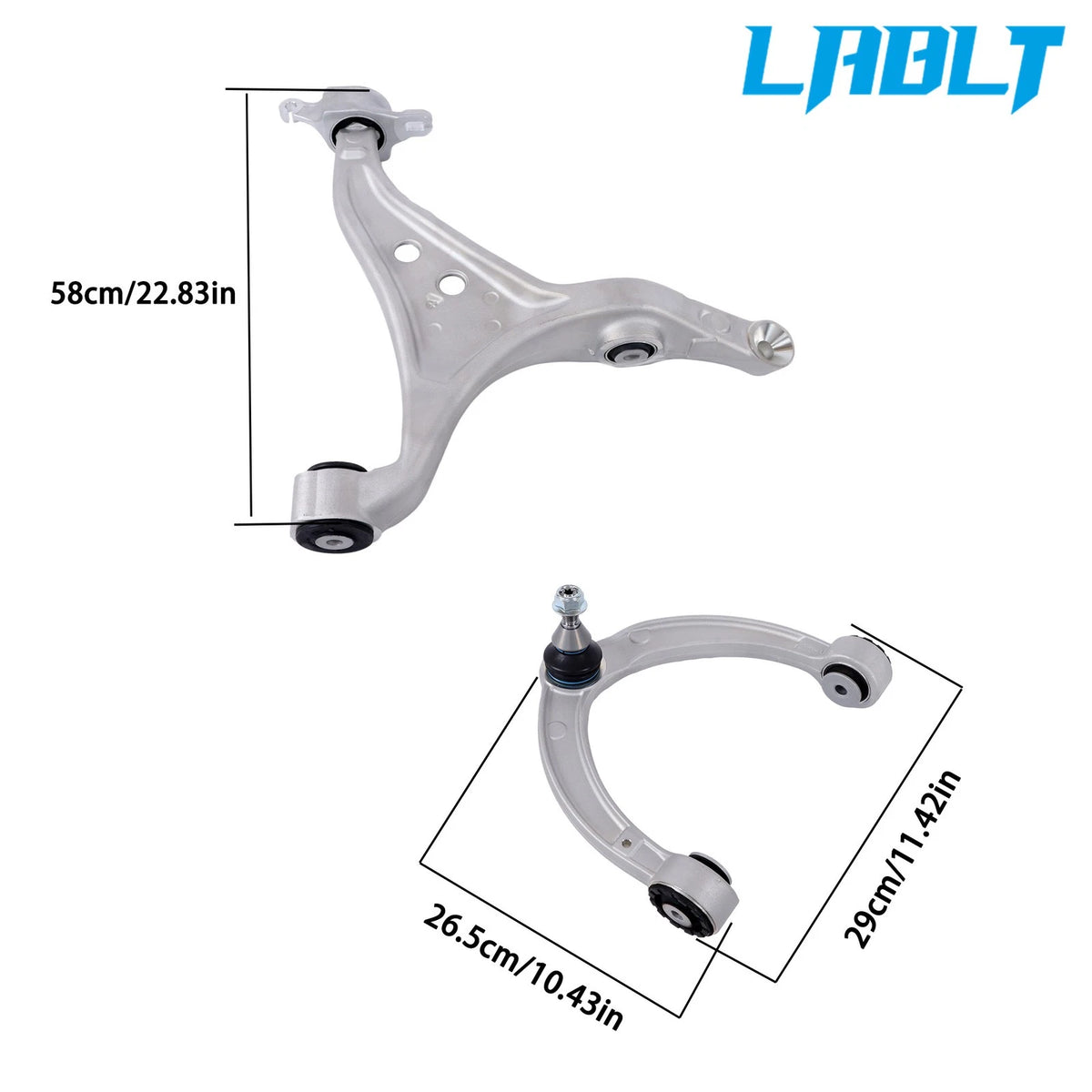 Set of 4 Control Arms for Mercedes-Benz GL450 X166 (2013–2016) 524-539