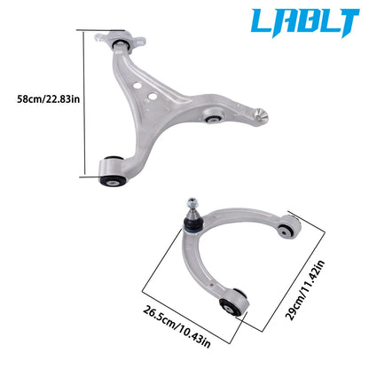 Set of 4 Control Arms for Mercedes-Benz GL450 X166 (2013–2016) 524-539