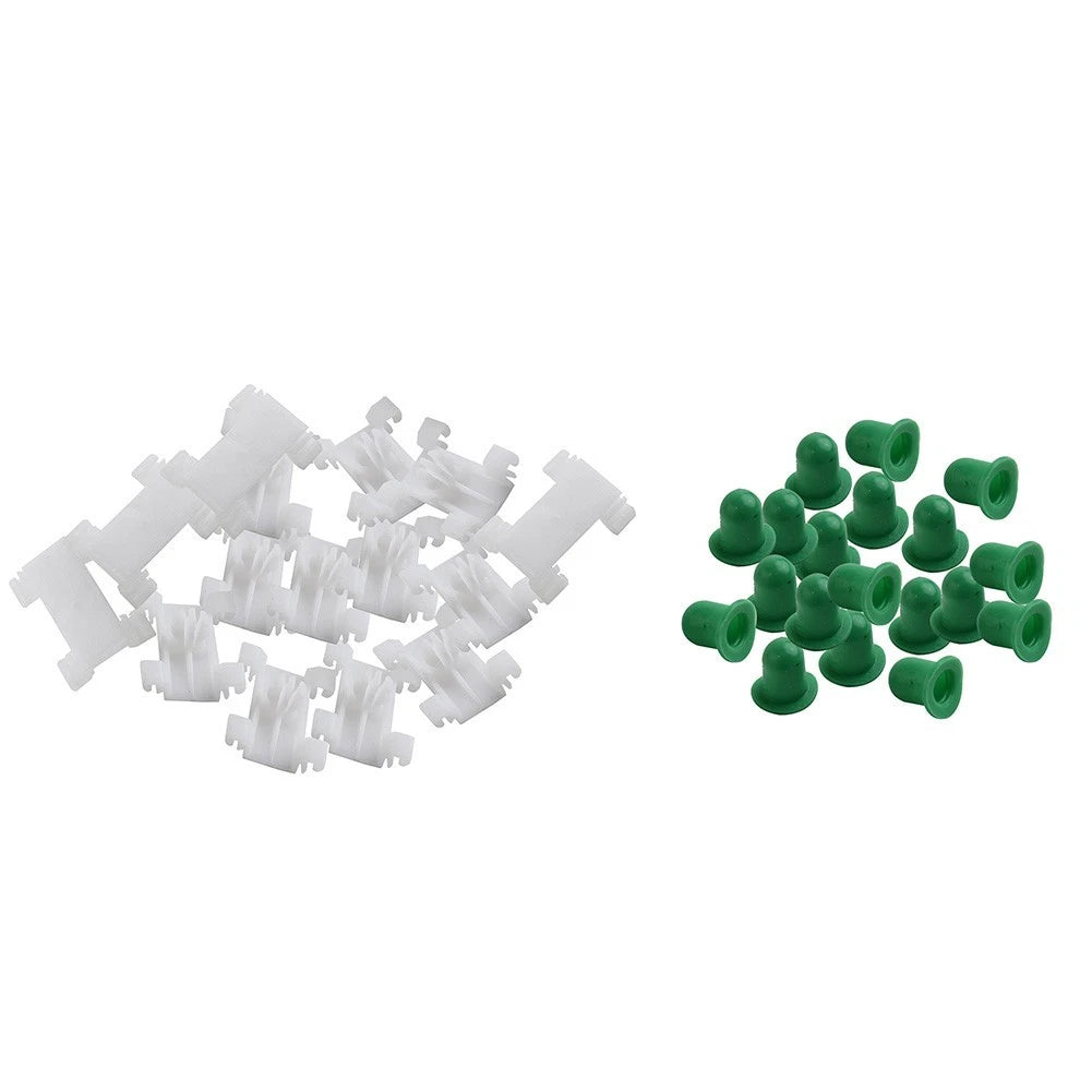 20pcs Moulding Clip Nylon Retainer with Rubber Boot for BMW E38 E39 (1997–2003)