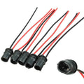 Round Socket for Car Lights Compatible with W5W Bulbs