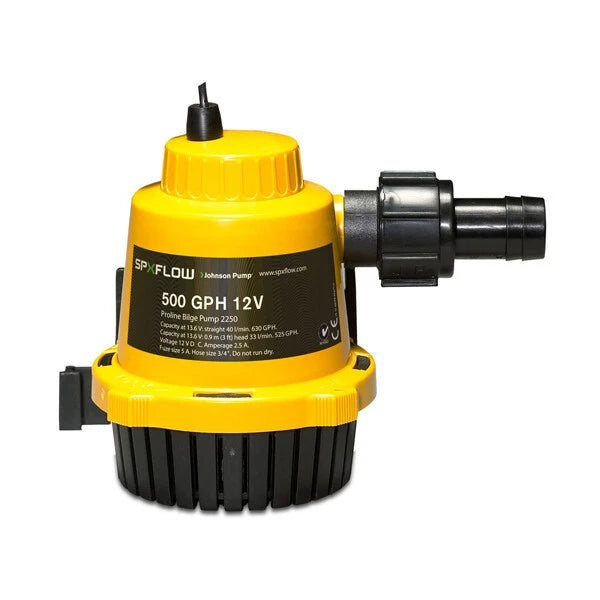Replacement Bilge Pump 3/4" 500 GPH for Mayfair Johnson