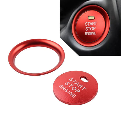 Red Engine Start Push Button Cover Ring Trim For Mazda 3 Axela 6 Atenza