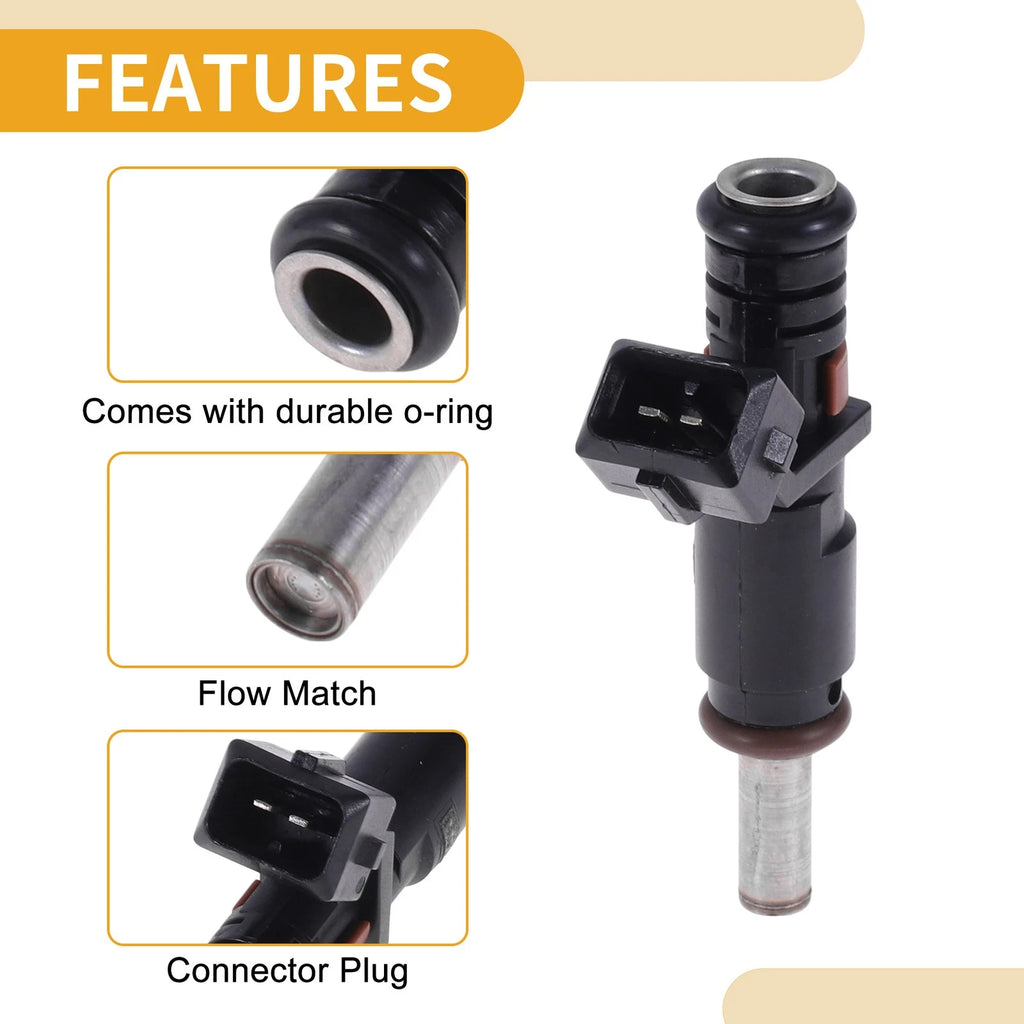 1 Pcs Fuel Injector OEM Replacement for BMW 1 Series Convertible (2008–2013)